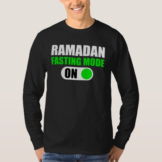 Fasting Mode On Ramadan Kareem Ramadan Mubarak Mon T-Shirt (Vorderseite)