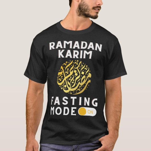 Fasting Mode on Ramadan Mubarak Karim for Muslims T-Shirt (Vorderseite)