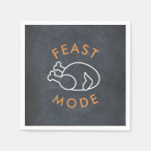 Fastmode Chalkboard Funny Erntedank Paper Serviette (Vorderseite)