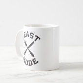 Fastmodus - Schütteln - essen, Hunger - Sonnenanbe Kaffeetasse (Vorderseite Links)