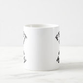 Fastmodus - Schütteln - essen, Hunger - Sonnenanbe Kaffeetasse (Mittel)