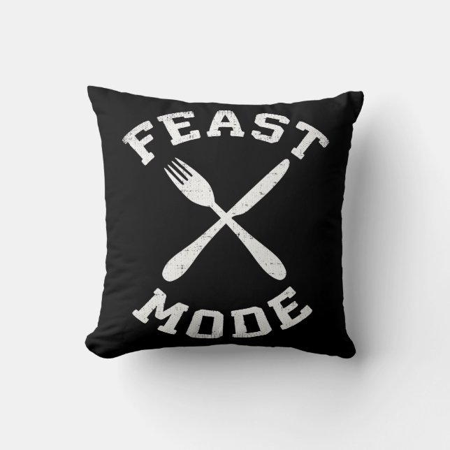 Fastmodus - Schütteln - essen, Hunger - Sonnenanbe Kissen (Vorderseite)