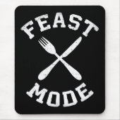 Fastmodus - Schütteln - essen, Hunger - Sonnenanbe Mousepad (Vorne)