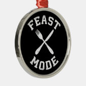 Fastmodus - Schütteln - essen, Hunger - Sonnenanbe Ornament Aus Metall (Rechts)