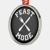 Fastmodus - Schütteln - essen, Hunger - Sonnenanbe Ornament Aus Metall (Links)