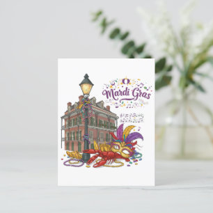 Fastnachtsdienstag Postkarte