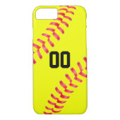 Fastpech Softball Custom iPhone Case Cover (Rückseite)