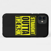 Fastpech Softball direkt über den Park Case-Mate iPhone Hülle (Rückseite (Horizontal))