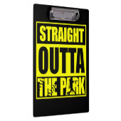 Fastpech Softball direkt über den Park Klemmbrett (Rechts)