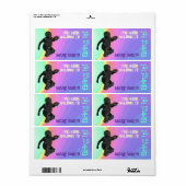 Fastpech-Softball-Label (Vorne)