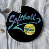 Fastpech Softball Mama Athletic Schwanz Button (Beispiel)
