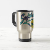 Fastpech Softball Mama Athletic Schwanz Reisebecher (Vorderseite Links)