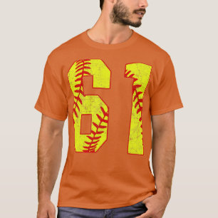 Fastpech Softball Nummer 61 61 Softball Shirt Jer