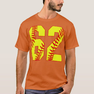 Fastpech Softball Nummer 62 62 Softball Shirt Jer