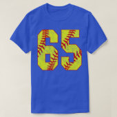 Fastpech Softball Nummer 65 65 Softball Shirt Jer (Design vorne)