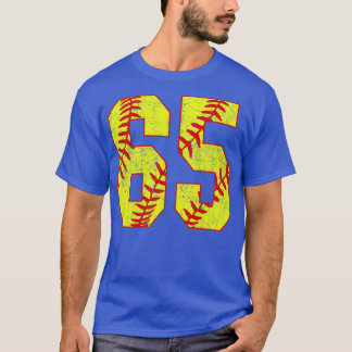 Fastpech Softball Nummer 65 65 Softball Shirt Jer