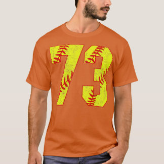Fastpech Softball Nummer 73 73 Softball Shirt Jer