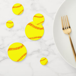 Fastpech Softball Party Table Confetti Konfetti