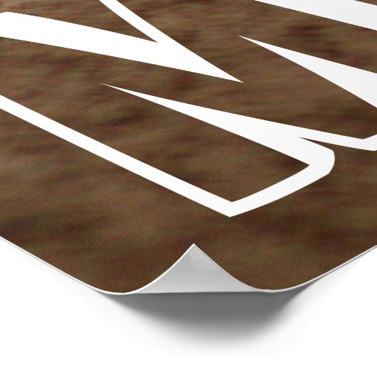 Fastpech Softball Player Individuelle Name/Textpos Poster (Ecke)