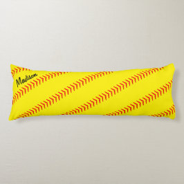 Fastpech Softball Player Individuelle Name/Textspo Seitenschläferkissen