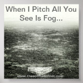 Fastpech Softball Poster.. Jucken Poster (Vorne)
