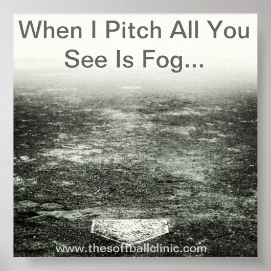 Fastpech Softball Poster.. Jucken Poster (Vorne)