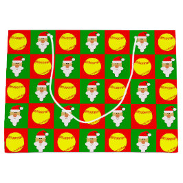 Fastpech Softballs & Weihnachten Große Geschenktüte