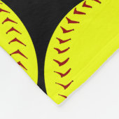 Fastpitch Softball-Decke Fleecedecke (Ecke)