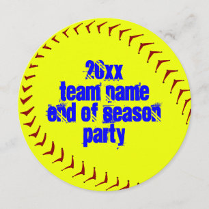 Fastpitch Softball-Einladungen Einladung