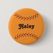 Fastpitch Softball-Flair-Knopf Button (Vorderseite)