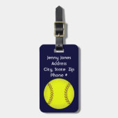 Fastpitch Softball-Gepäckanhänger Gepäckanhänger (Vorderseite vertikal)