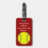 Fastpitch Softball-Gepäckanhänger