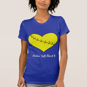 Fastpitch Softball-Herz-T - Shirt