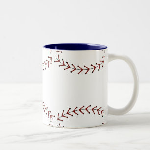 Fastpitch Softball-Kaffee-Tasse Zweifarbige Tasse