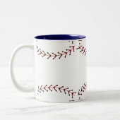 Fastpitch Softball-Kaffee-Tasse Zweifarbige Tasse (Links)