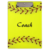 Fastpitch Softball-Klemmbrett Klemmbrett (Vorderseite)