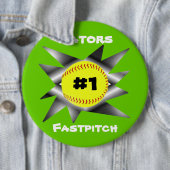 Fastpitch Softball-Knopf Button (Beispiel)