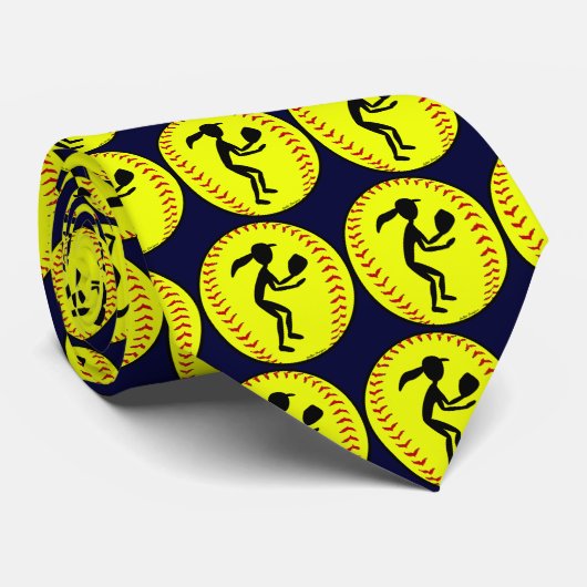 Fastpitch Softball-Krawatte Krawatte (Gerollt)