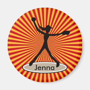 Fastpitch Softball-Krug-Magnet Magnet