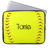 Fastpitch Softball-Laptop-Hülse Laptopschutzhülle (Vorderseite)