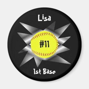 Fastpitch Softball-Magnet Magnet