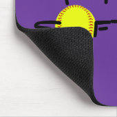 Fastpitch Softball-Mausunterlage Mousepad (Ecke)