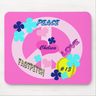 Fastpitch Softball Mousepad