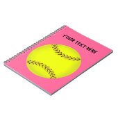 Fastpitch Softball-Notizbuch Notizblock (Linke Seite)