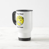 Fastpitch Softball-Reise-Tasse Reisebecher (Vorderseite Links)