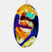 Fastpitch Softball-Spieler Keramikornament (Rechts)