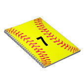 Fastpitch Softball Student-Athlete Spiral Notebook Notizblock (Rechte Seite)