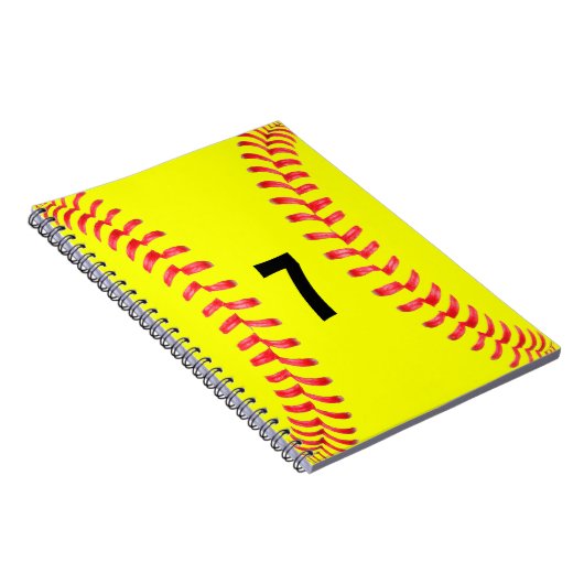 Fastpitch Softball Student-Athlete Spiral Notebook Notizblock (Rechte Seite)