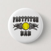 Fastpitch Softball Vater Tribal Button (Vorderseite)