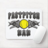 Fastpitch Softball Vater Tribal Mousepad (Mit Mouse)